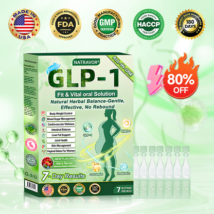 Official Store🍀NATRAVOR®NAD+  GLP-1 Fit & Vital Oral Liquid👩‍❤️‍👨(Just once a day,visible changes in 7 days)✅For obesity,cardiovascular health,diabetes,sleep apnea,Gut Health,joint issues,and more