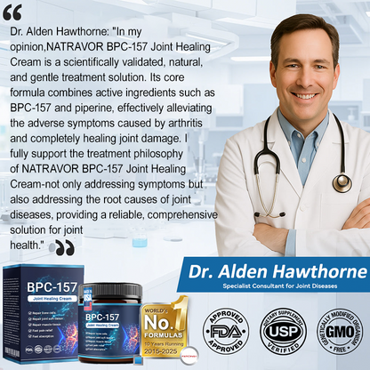 Official store 👩‍⚕️🥇| NATRAVOR® BPC-157 Joint Healing Cream🏃‍Treats Arthritis,Neuropathy,Rheumatism,Sports Injuries&More👍