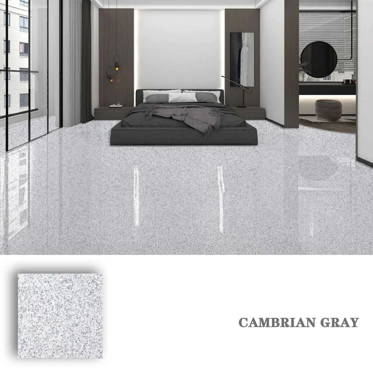 High-Gloss Marble Finish Epoxy Floor Coating